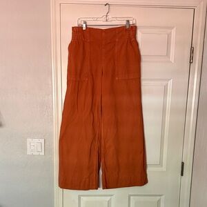 We The Free Orange Wide-Leg Pants